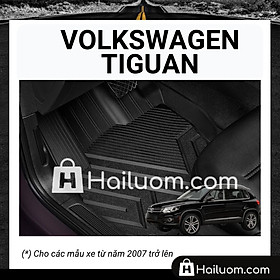 Thảm lót sàn ô tô Volkswagen Tiguan (từ 2007 trở lên) - Thảm lót sàn ô tô 3W Nhựa TPE Đúc Khuôn Cao Cấp