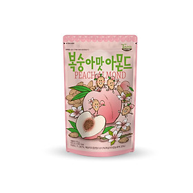 Hạnh nhân tẩm đào Tom' Farm 210g Hàn Quốc