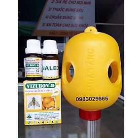 Mua Combo lọ thuốc và 4 lồng bẫy ruồi vàng