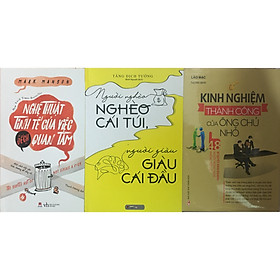 Combo 3 cuốn Kinh nghiệm thành công của ông chủ nhỏ + Người nghèo nghèo cái túi người giàu giàu cái đầu + Nghệ thuật tinh tế của việc đếch quan tâm