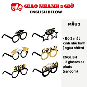 Combo mắt kính tốt nghiệp Graduation glasses ltn17