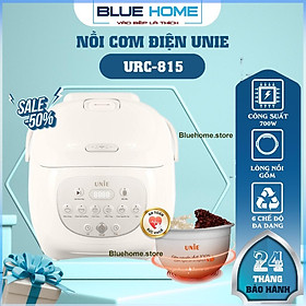 Mua Nồi Cơm Điện Unie URC-815  Lòng Nồi Gốm 1.5Lit - 6 Chế Độ Nấu  Hàng Chính Hãng