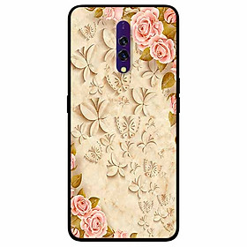 Ốp lưng dành cho Oppo K3 mẫu Hoa Hồng Lá Vàng