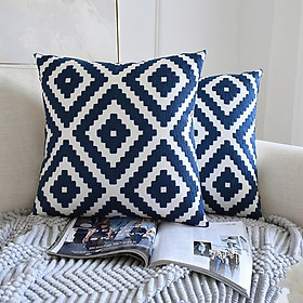 Mua Vỏ Gối Tựa Lưng Sofa Thêu Hoa Châu Âu