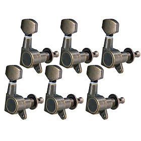 6pcs 6R Sealed Gear Guitar Tuning Pegs Machine Heads for Guitar Accessories