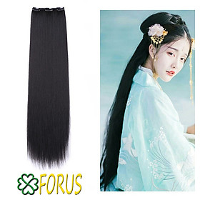 Tóc giả cổ trang kẹp dải 3 phím dài 90cm ️FREESHIP️ tóc giả dài, tóc thẳng dài