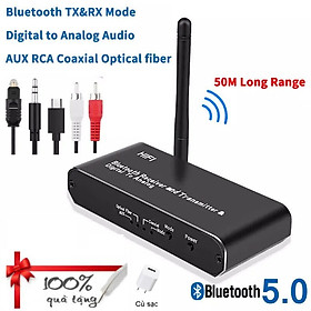 Bộ thu phát Bluetooth 5.0 Giải Mã Bluetooth D09 (Hỗ Trợ Cổng Optical) - Thiết bị thu phát Bluetooth D09. D09 Bluetooth-compatible 5.0 Receiver Transmitter Digital Optical Audio Converter Dongle Music Adapter Transmitter Audio
