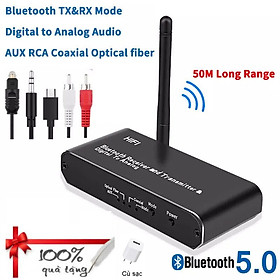 Mua Bộ thu phát Bluetooth 5.0 Giải Mã Bluetooth D09 (Hỗ Trợ Cổng Optical) - Thiết bị thu phát Bluetooth D09. D09 Bluetooth-compatible 5.0 Receiver Transmitter Digital Optical Audio Converter Dongle Music Adapter Transmitter Audio
