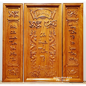 Mua Bộ niễng thờ gia tiên -Cửu Huyền Thất Tổ bằng gỗ hương đá