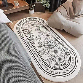 Thảm Trải Sàn Cashmere Len Lông Cừu Mềm Mại, Thảm Dài Chùi Chân Hoạt Hình Siêu Thấm Hút Decor Phòng Ngủ- Thảm Chân Giường- HÀNG CHÍNH HÃNG MINIIN
