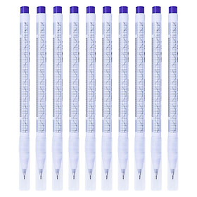 10x  Skin Marker Pen with Paper Ruler for Skin Lips Single Head Pen