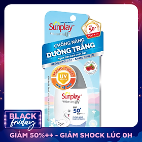 Sữa Chống Nắng Dưỡng Da Trắng Đẹp Sunplay Whitening UV SPF 50, PA++++ (30g)