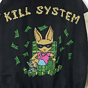 Áo khoác dù nam nữ unisex - áo khoác bomber system phối tay