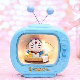 Đèn ngủ Doraemon trong tivi nhỏ xinh