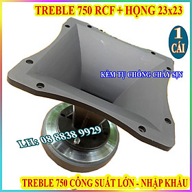 Mua CỦ KÈN SÂN KHẤU RCF 750 NẮP NHÔM COIL DẸT CAO CẤP HÀNG NHẬP KHẨU + HỌNG 23X23 KÈM TỤ - GIÁ 1 LOA