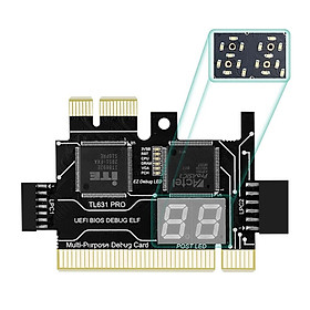 ROGTZ - Card Phân Tích Chẩn Đoán Lỗi Bàn Phím PC Laptop TL631 PRO 130 nanometer actel ProASIC3 flash memory series Module dạng BGA LED hiển thị thông tin CPU RAM VGA Tương thích mọi thiết bị Kết nối cổng LPC PCI PCI-E Mini PCI-E - Hàng Chính Hãng