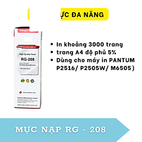 Mua Mực nạp PANTUM Refill RG-208 - Dùng cho máy in PANTUM P2516/ P2505W/ M6505) - HÀNG NHẬP KHẨU