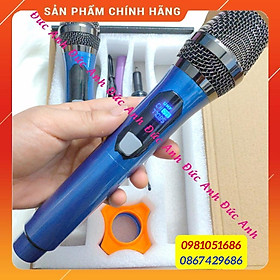 Mua Mic không dây cao cấp đa năng bắt sóng UHF dành cho âm ly  loa kéo  sound card  mixer. Bảo hành lên đến 12 tháng