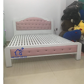 Giường sắt ngủ đẹp cao cấp 5x10 _LGk555-14