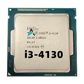 Sử Dụng Core i3 4130 3.40GHz 512KB/3 MB Ổ Cắm LGA 1150 Haswell Bộ Vi Xử Lý CPU SR1NP I3 4130 Miễn Phí Vận Chuyển