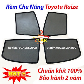 Rèm che nắng xe toyota raize 2021- 2022, có hút nam châm cao cấp