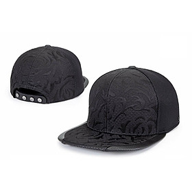 NÓN HIPHOP SNAPBACK (màu đen) THỜI TRANG CỰC NGẦU CHO NAM NỮ PHONG CÁCH HIPHOP THỜI TRANG ĐƯỜNG PHỐ