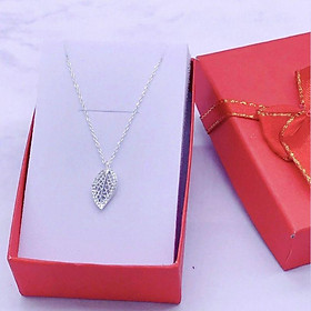 Dây chuyền bạc liền mặt chiếc lá  YN JEWELRY SL