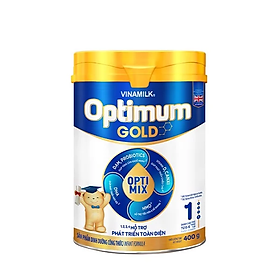 Sữa Bột Vinamilk Optimum Gold 1 Dành Cho Bé Từ 0-6 Tháng Tuổi - Hộp Thiếc 400g