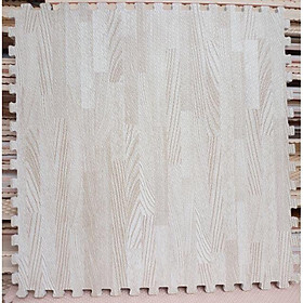 10 thảm xốp lót sàn vân gỗ 60x60 cm