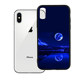 Ốp lưng viền TPU cao cấp dành cho iPhone X - Moon 02