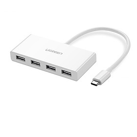 Cáp USB-C To 4 Cổng USB 3.0 Ugreen 40379 - Hàng Chính Hãng