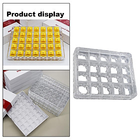 Transparent Switches Tester Base Acrylic Storage Board, for Mechanical Keyboard, DIY Tool Accessories Non-slip Fillet Design No Burr