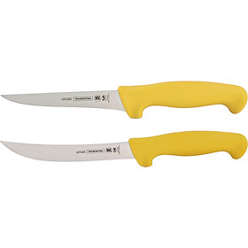 Bộ 2 Dao Lóc Xương Cán Kháng Khuẩn Tramontina Prof 10cm - 15cm
