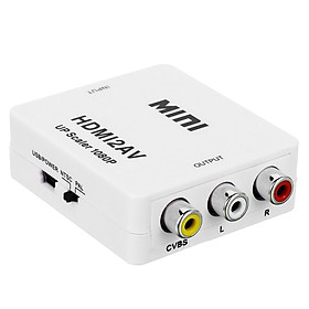 Mua Hộp chuyển HDMI Ra AV  HDMI sang AV có CHIP dành Cho Laptop  Android Tivi Box - HTA-H2A - Hàng nhập khẩu