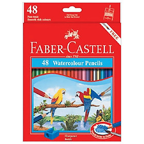 Chì Màu Nước Parrot - 48 Màu Dài Faber-Castell-114468