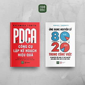 Combo 2 Cuốn Quản Lý Công Việc Hiệu Quả Hay- PDCA Công Cụ Lập Kế Hoạch Hiệu Quả + Ứng Dụng Nguyên Lý 80/20 Trong Công Việc