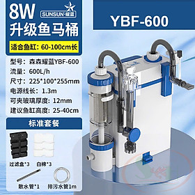 Lọc treo Sunsun YBF 500 / 600 tách phân lắng cặn xả đáy hút váng mini bể cá tép thủy sinh