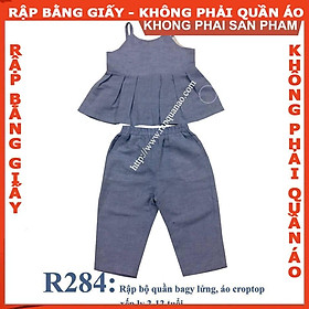 Rập giấy A0 mã R284 (BẢN VẼ)