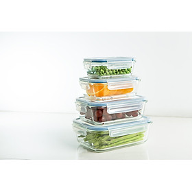 Mua Hộp thủy tinh đựng thực phẩm (tròn  vuông  chữ nhật) chính hãng INOCHI - Tiêu chuẩn nhật bản