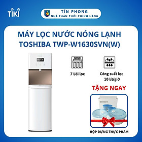 Mua Máy lọc nước nóng lạnh Toshiba TWP-W1630SVN(W) - Hệ thống 7 lõi lọc - Diệt khuẩn bằng tia UV và RO - Tự động báo thay lõi - Hàng chính hãng