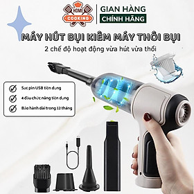 Mua Máy hút bụi cầm tay cao cấp 2in1 kiêm máy thổi bụi công suất 120w lực hút 9000PA sạc pin tiện dụng bảo hành 12 tháng