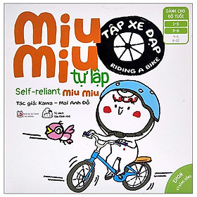 Sách Ehon Miu Miu Tự Lập Phần 2 Song Ngữ - Tập Xe Đạp