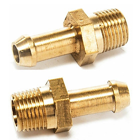 2 Pieces Compressor Brass Boost  Hose Fitting for 1/8