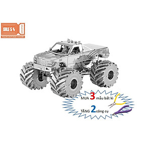 Mô Hình Lắp Ráp 3d Xe Đua Monster Truck