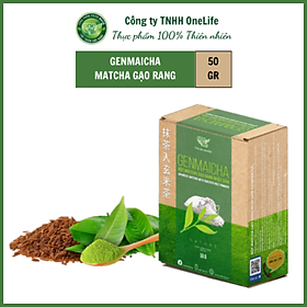 Japanese Genmaicha Powder - Bột Hoà Tan Matcha Gạo Rang Nhật Bản OneLife - Bịch 100gr