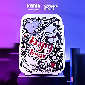 Tủ Lạnh mini Kemin K4 Angry Bear Chính Hãng 4L – Dùng ở nhà và ô tô – Nóng lạnh 2 chiều