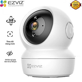 Camera Wifi Ezviz C6N 4mp đàm thoại 02 chiều, quay 360 độ, theo dõi thông minh, lắp trong nhà hình ảnh HD - Hàng chính hãng