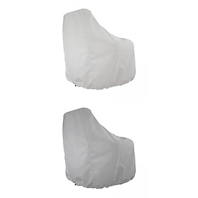 2 Pieces Boat Seat Cover Outdoor Yacht Waterproof  Protections