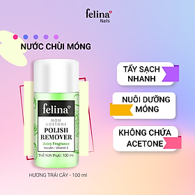 NƯỚC CHÙI SƠN MÓNG TAY CAO CẤP FELINA - HƯƠNG TRÁI CÂY 100ML