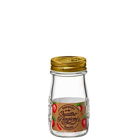 Mua Chai thủy tinh đựng sữa hạt 200ml Quattro – Nắp vặn kín hơi – Bormioli Rocco